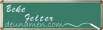 Beke Felter Visitenkarte